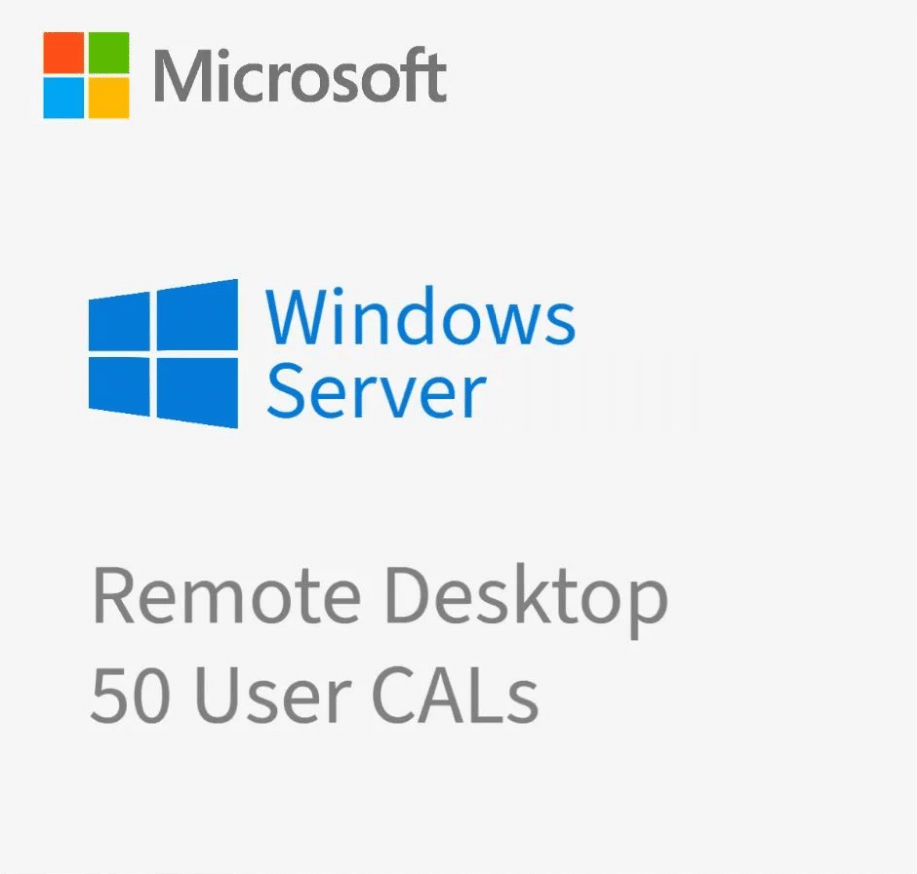 Produk lisensi Remote Desktop Services 50 User CAL